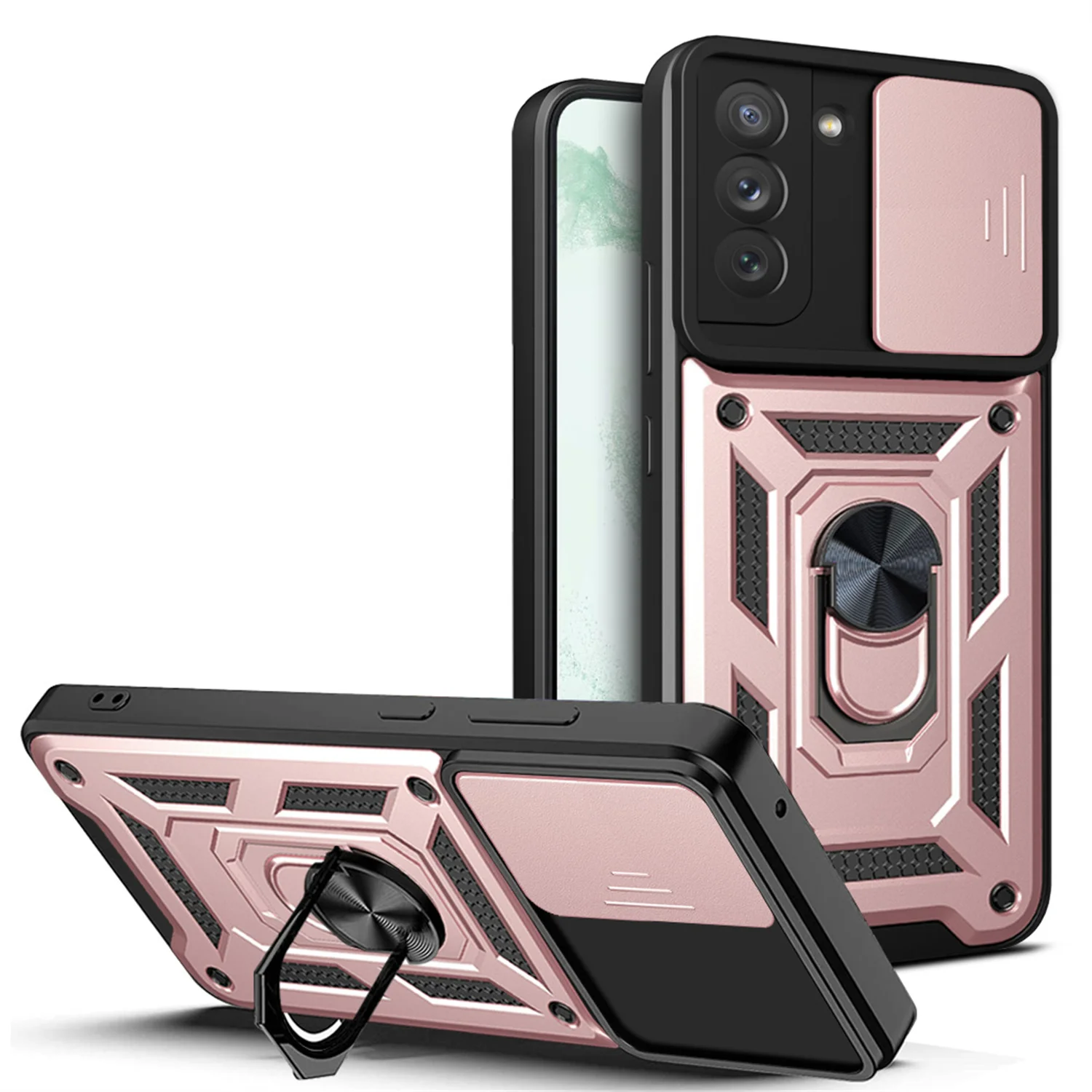 Premium Magnetic Car Phone Holder Case - Shockproof Armor Design