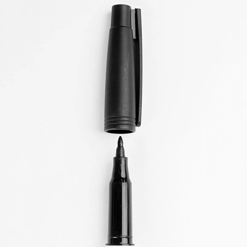 10 Pcs/set Permanent Marker Waterproof Marker Pen Medium Point 1.0mm Pen Black Ink Art Supplies permanent marker pen permanent marker markers pen permanent markers marker pens art marker pen art markers