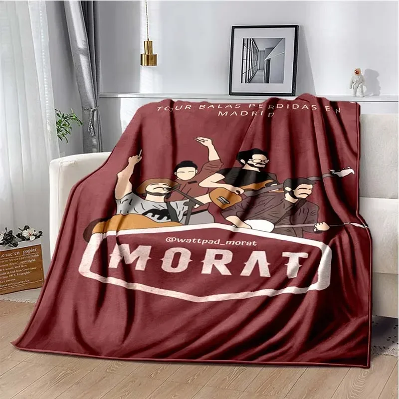 Morat Music Band Printed Flannel Blanket Soft Autumn and Winter Warm Plush Throw Blanket Adult Bedroom Sofa Bed Picnic Blanket 3