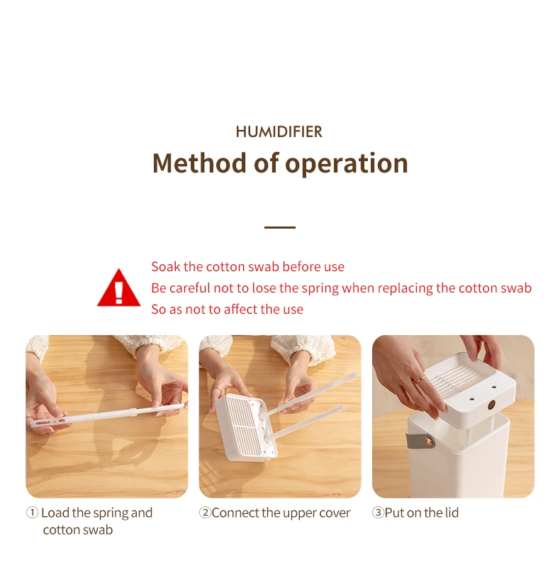 D316 Salt Stone USB Essential Control Ultrasonic Air Humidifier Cool