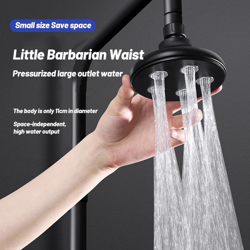 

Universal Top Spray,High Pressure Mini Shower with Water Flowing Around The Shower Head,Water-saving Shower Bathroom Accessories