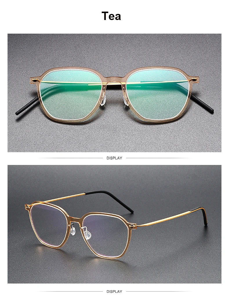Dänemark Design Polygon Brille Rahmen Männer Frauen Mode ultraleichte Myopie Brillen 6627 verschreibung pflicht ige optische Brille Brillen – Detail 19
