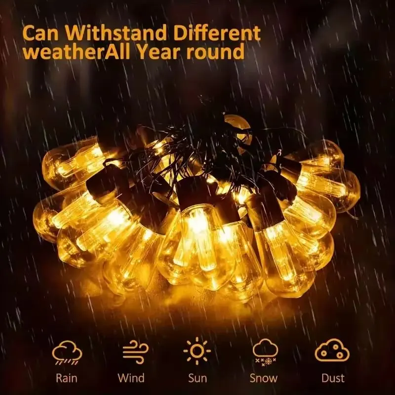 Solar Bulb String Lights 4