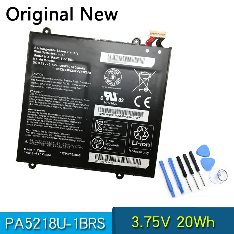

NEW Original PA5128U-1BRS Laptop Battery For Toshiba tablet PC 3.75V 20Wh
