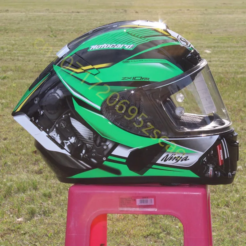 

Motorcycle Full Face Helmet SHOEI X-Spirit III ZX-10RR Ninja X-Fourteen X14 Sports Bike Racing Helmet Motorcycle Helmet,Capacete