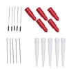 20pcs Tube Silicon Nozzle Cap Cover Plastic Cartridge Tip Re-sealable Replacement Silicone Open Caulking Tubes Hand Tool Parts 1