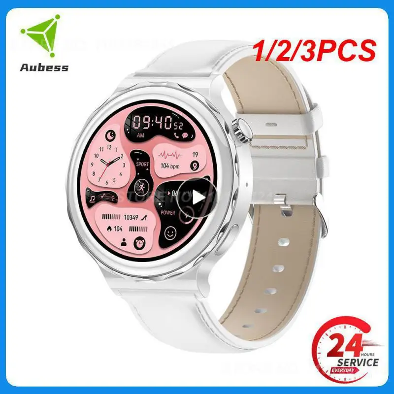 

1/2/3 шт. новые женские Смарт-часы GT3 с беспроводной зарядкой и пользовательским циферблатом, 1,36 дюйма, IP68, водонепроницаемые