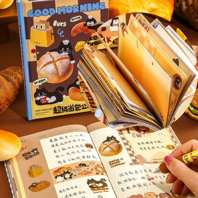 Hardcover Cartoon Notebook with Thick Paper for Office Study