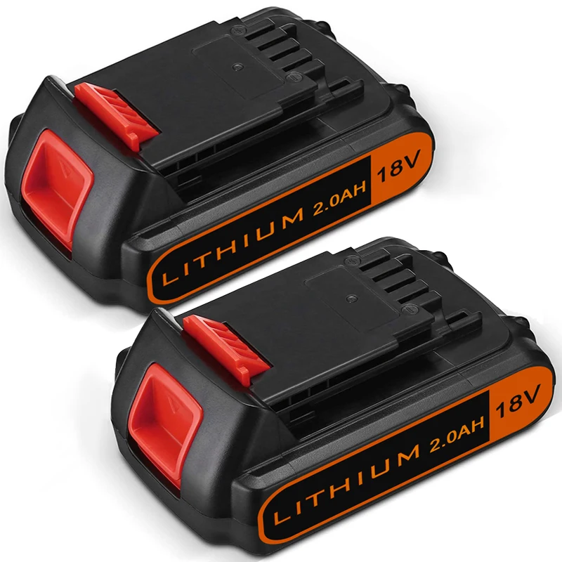 2 Pack 20Volt 3.0Ah MAX LBXR20 Repalcement for Black and Decke 20v Lithium  Battery Compatible with Black and decker 20v battery LB20 LBX20 LST220