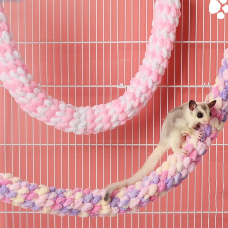 Criceti Altalena Giocattolo Pappagalli Gabbia Giocattolo Appeso Corda Da Arrampicata Piccoli Animali Domestici Giocattolo Gabbia