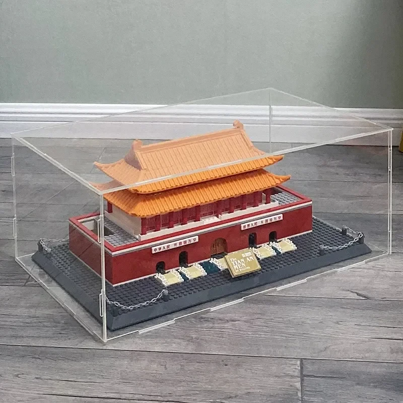 Acrylic Display Case 150 Size Clear Acrylic Collectibles Display Case Alternative to Glass Box For Showcasing Action Figures Toy Car and Home Storage