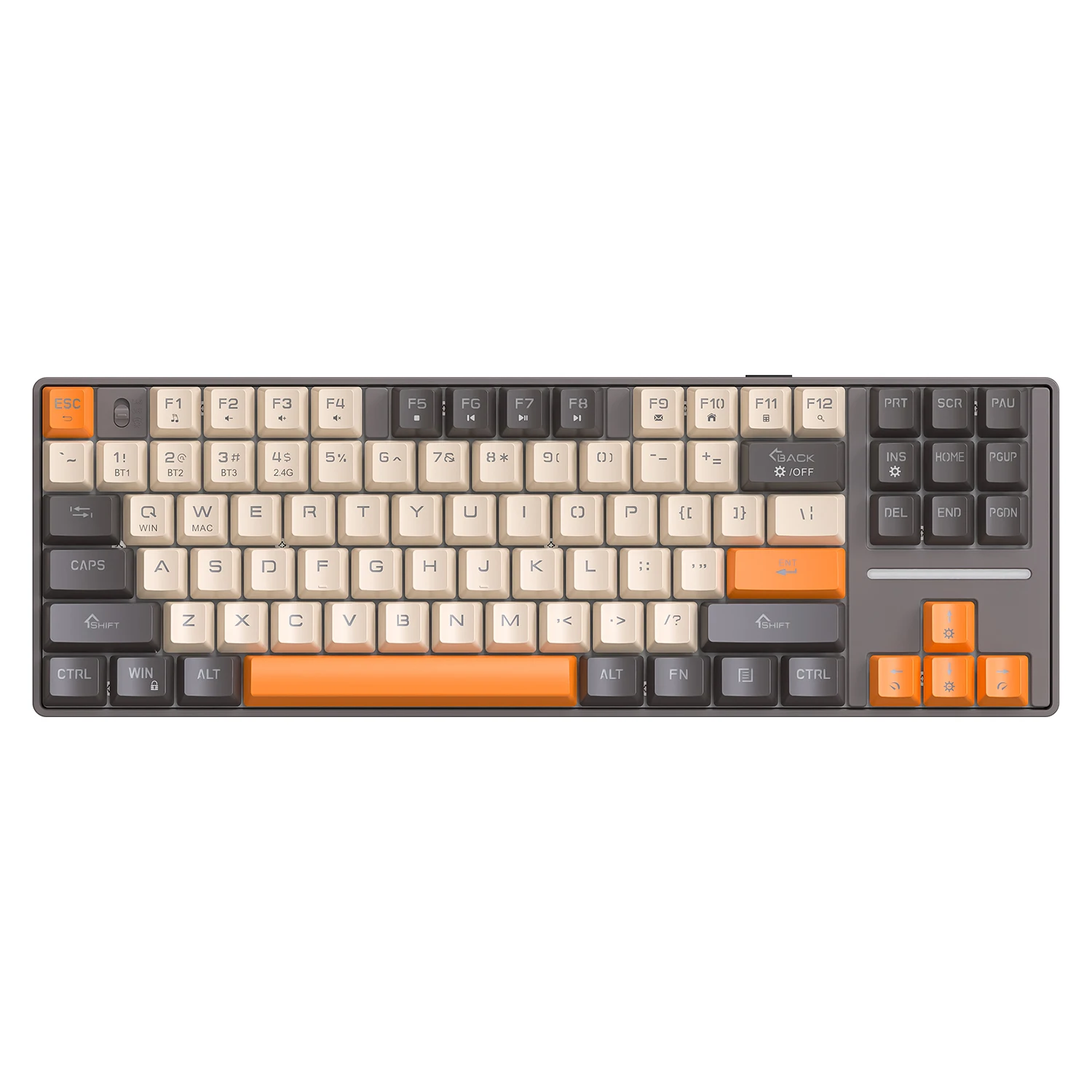 SMAILWOLF MK87 Bluetooth 무선 기계식 키보드 게임용 노트북 맞춤형 전체 키 핫 플러그