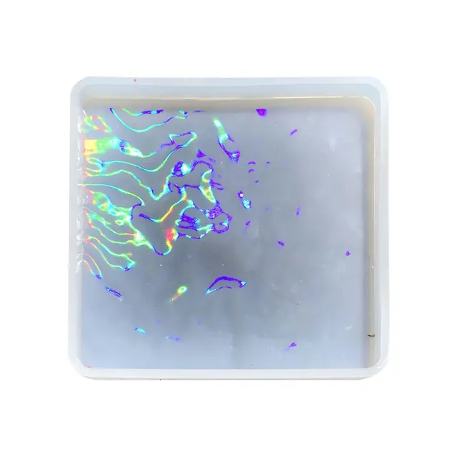 Holographic Light Shadow Coaster Molds Resin Epoxy Christmas Ball