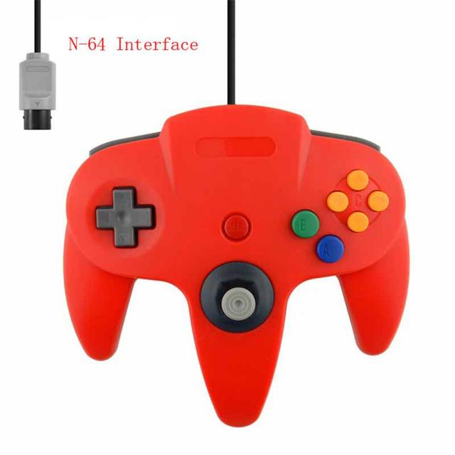 Port Wired Gamepad For Nintendo 64 Host N64 Controller Gamepad Joystick For Classic 64 Console Games For Mac Computer PC