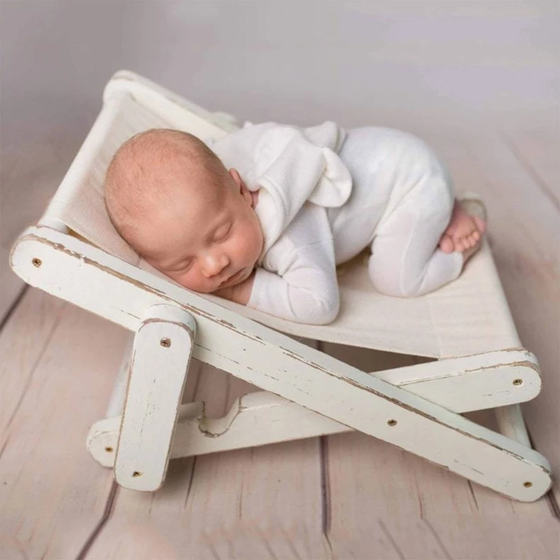 

Portable Newborn Photography Prop Wooden Newborn Posing Props Vintage Baby Photo Props Photoshoot Pose Babyswing Durable