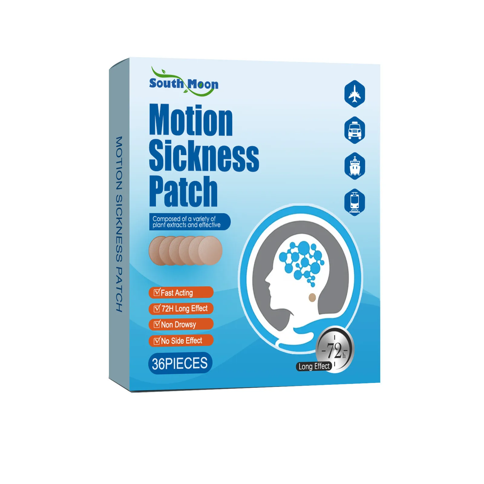 Motion Sickness Patches Bands Relief of Nausea Vomiting and Vertigo in Adults and Kids from Car Travel Seasick Healthy Care Gift motion sickness relief