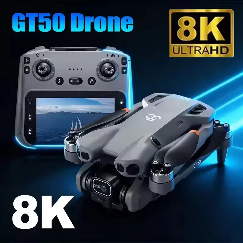Drone 8K avec écran, caméra 4K/6K/8K, GPS, pliable, pour adulte