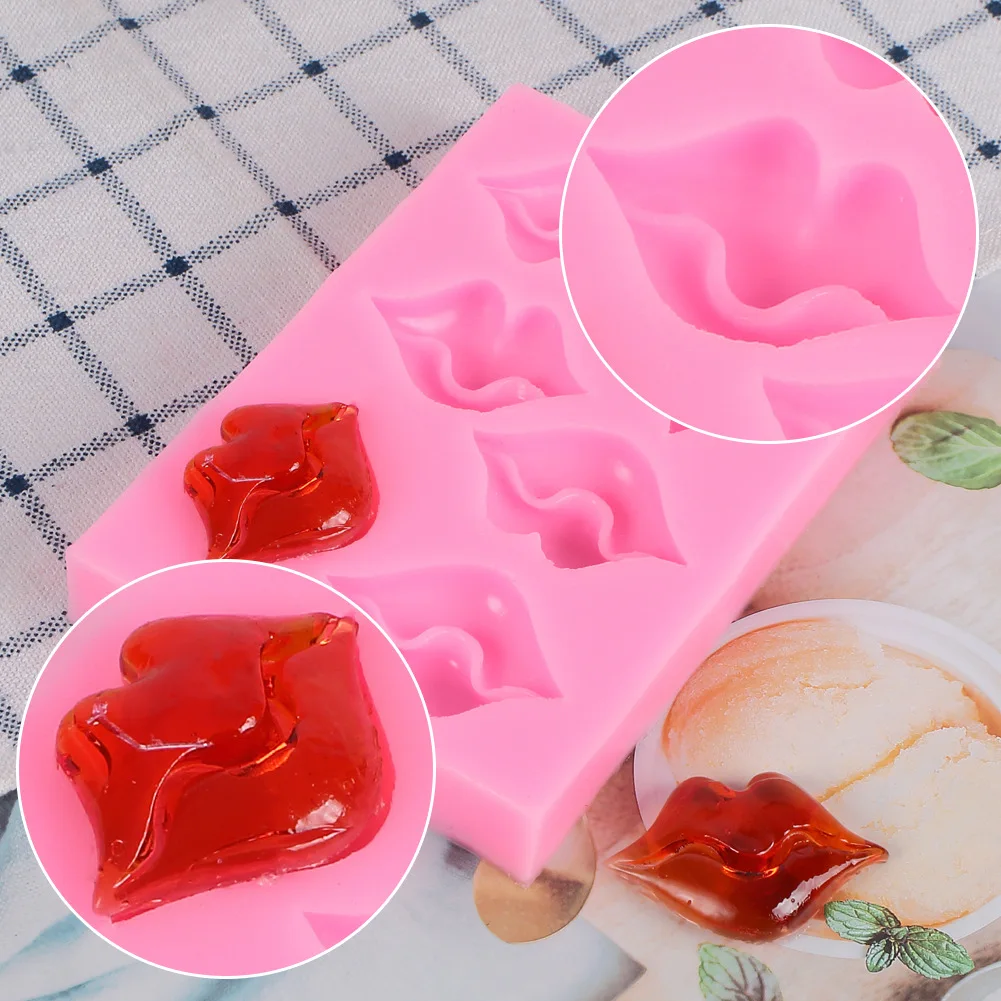 

Sexy Lips Silicone Mold Cake Decorate Pastry Mould Jello Pudding Chocolate Molds Ice Cube Soap Molds