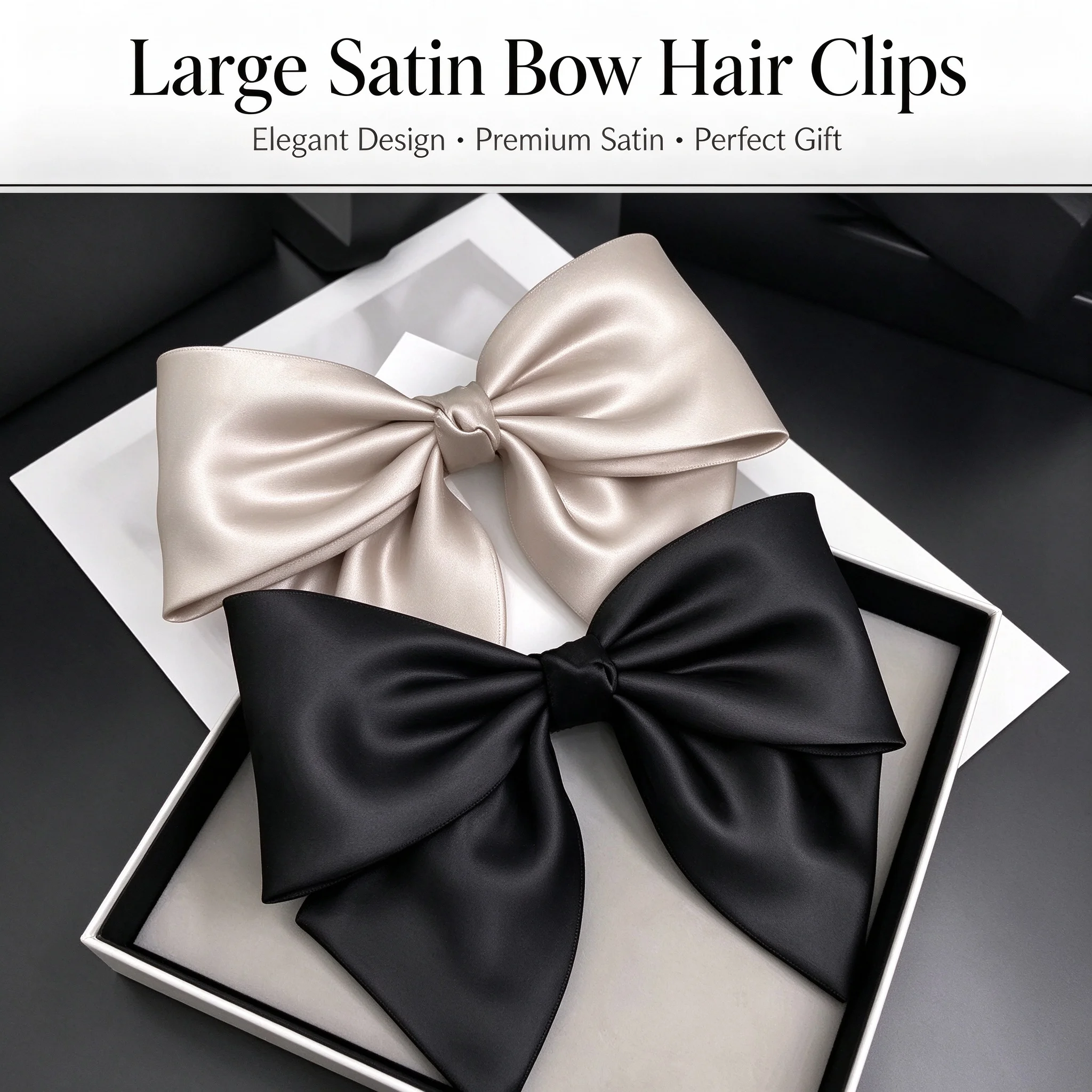 Frauen Bogen Band Haar Clip Mode Einfache Feste Satin Frühling Clip Haar Pin Elegante Retro Stirnband Clips Mädchen Haar Zubehör