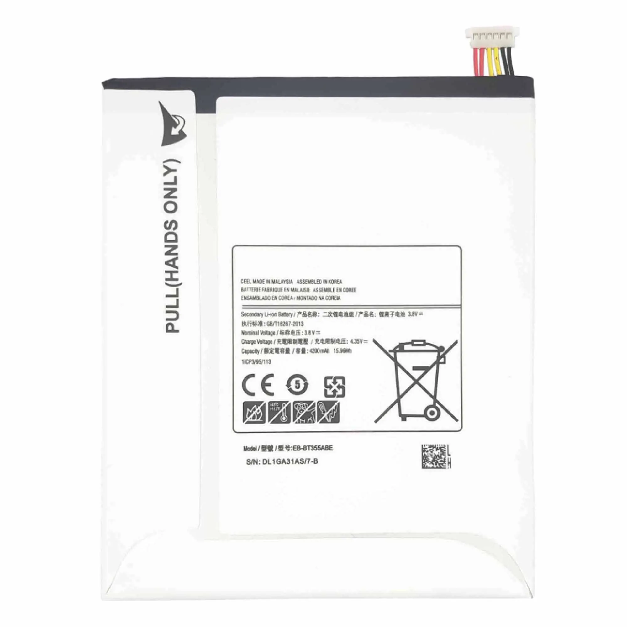 EB-BT355ABE Battery For Samsung GALAXY Tab A 8.0 T355C GALAXY Tab5 SM-T355 SM-T350 SM-P350 P355C SM-P355M T355  Capacity