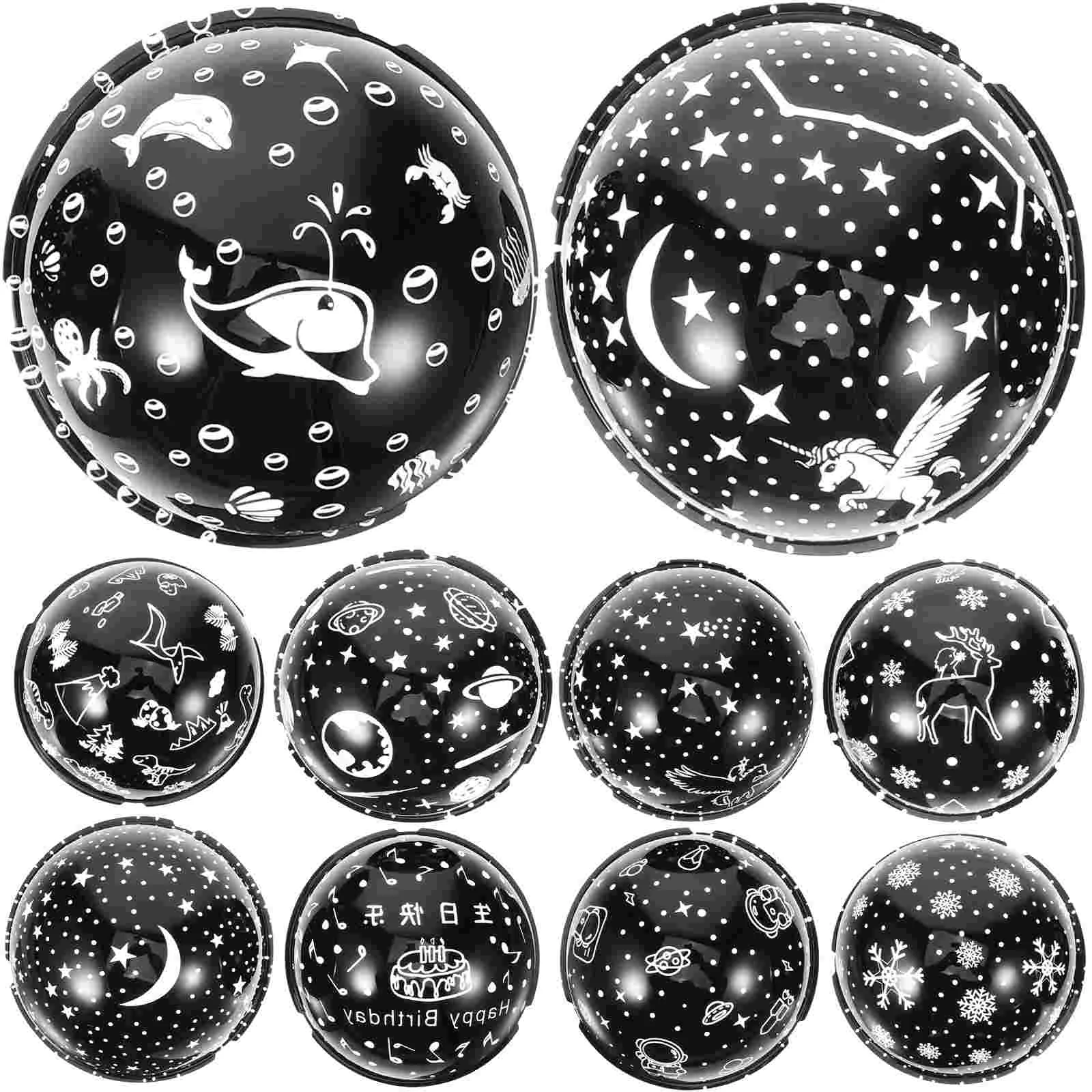 

10 Pcs Star Projector Night Light for Kids Projection Lamp Film Children's Room