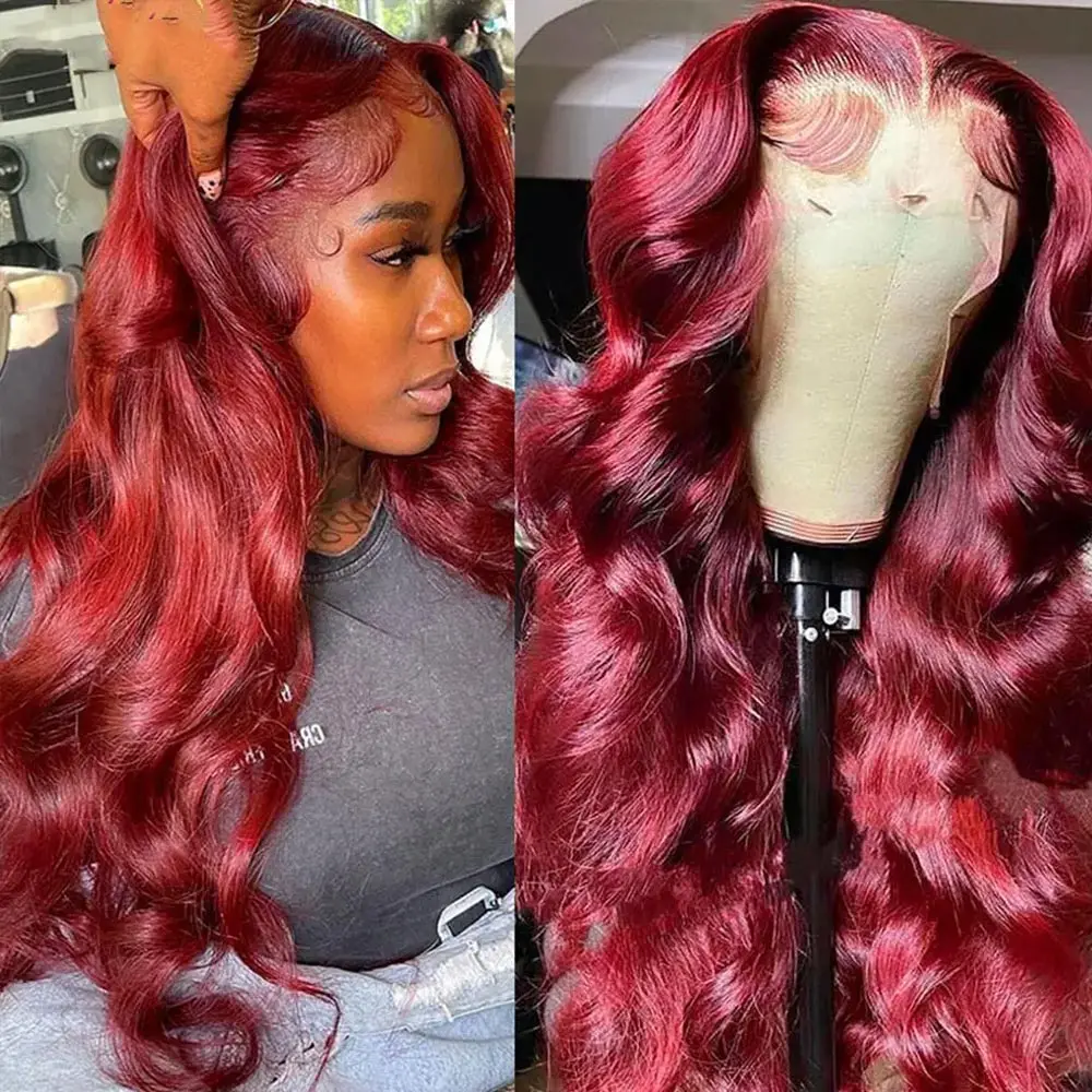 burgundy-body-wave-human-hair-wig-glueless-lace-front-wig-pre-plucked-red-colored-wig-13x4-13x6-hd-lace-frontal-wig-human-hair