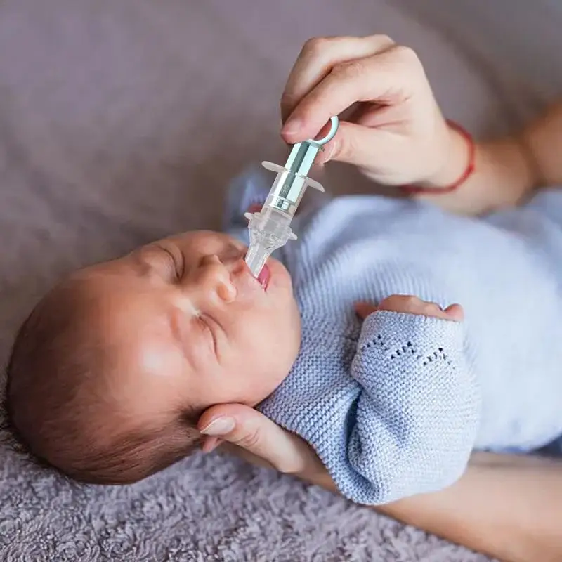Baby Medicine FeederAnti-choking Silicone Baby Kids Smart Medicine Dispenser Needle Feeder Squeeze Dropper With Box