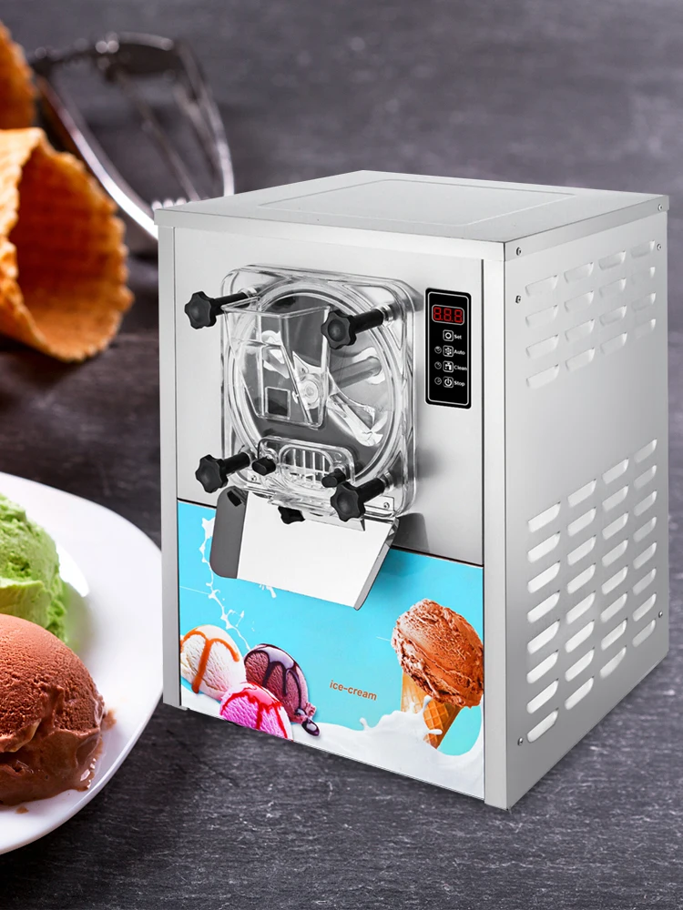 SIHAO Kommerzielle Eismaschine, 1400 W, harte Eismaschine, 16–20 l/h, Edelstahl, gefrorene Dessert-Ausrüstung – Detail 3