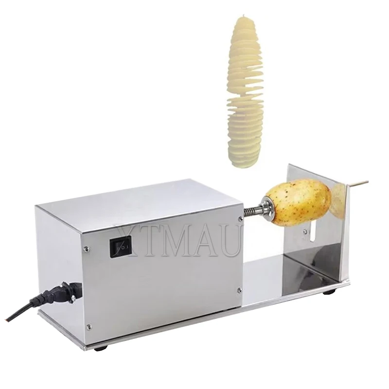 Electric Spiral Potato Slicer Stretching High Efficiency Tower Machine