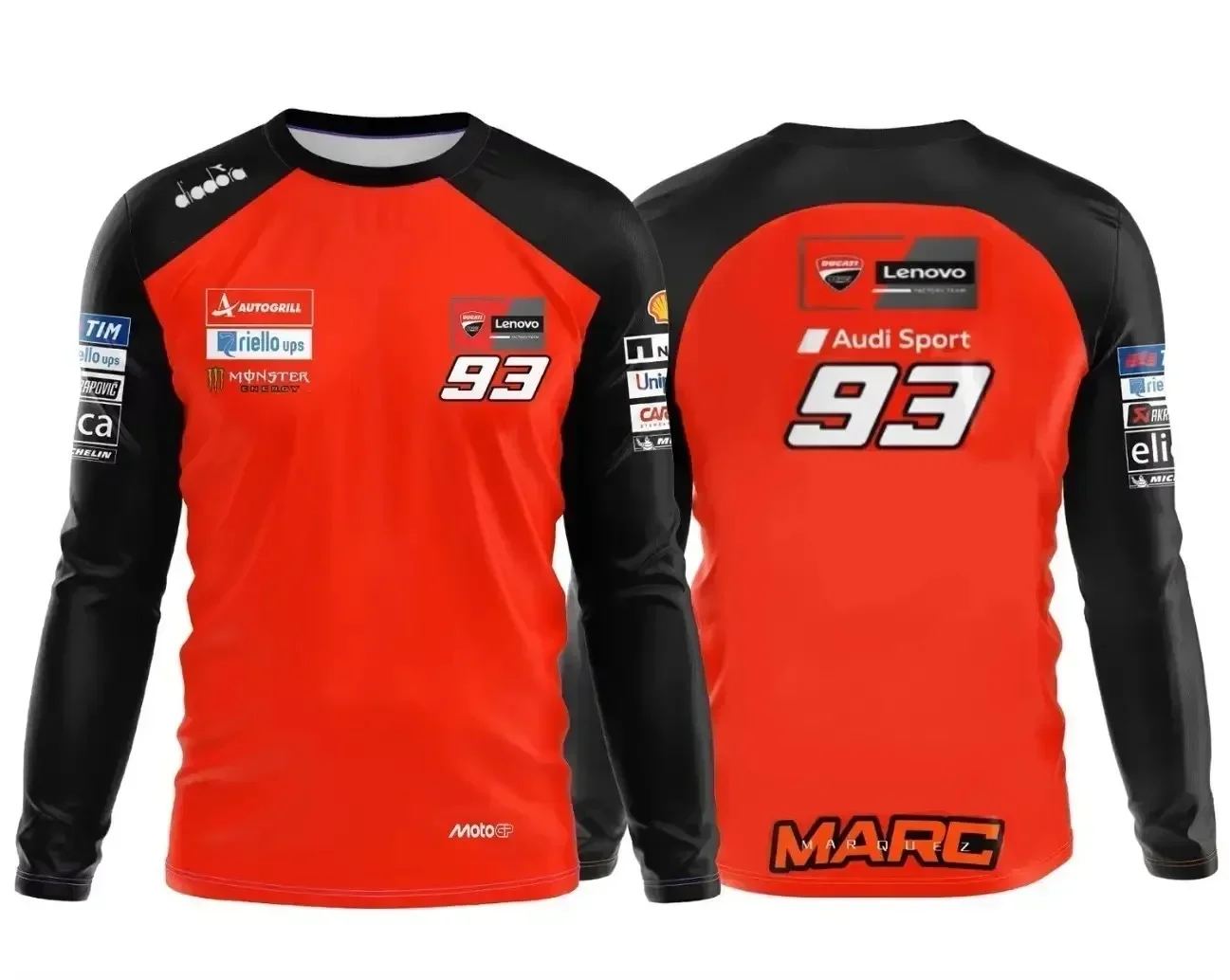 Sports Printed T-Shirt Marc M I Rquez Tribute Design Retro Racing Motorcycle For Men Women