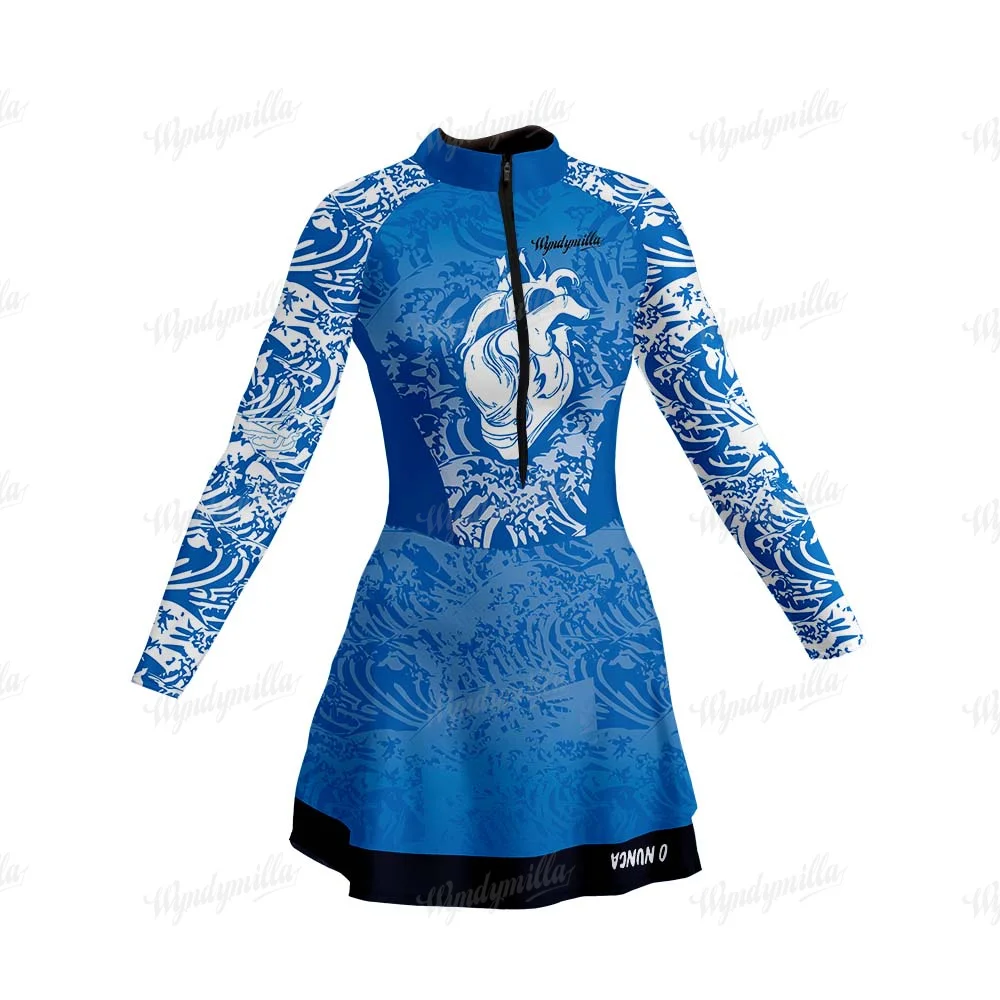 

Female Cycling Skirt Macaquinho Saia Mtb Sport Jumpsuit Skirt Vestidinho Dress Run Gym Training Triathlon Unlined No Cushion New