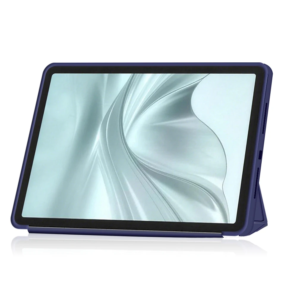 Premium Slim Tri-Folding Stand Tablet Cover with Soft TPU Back
