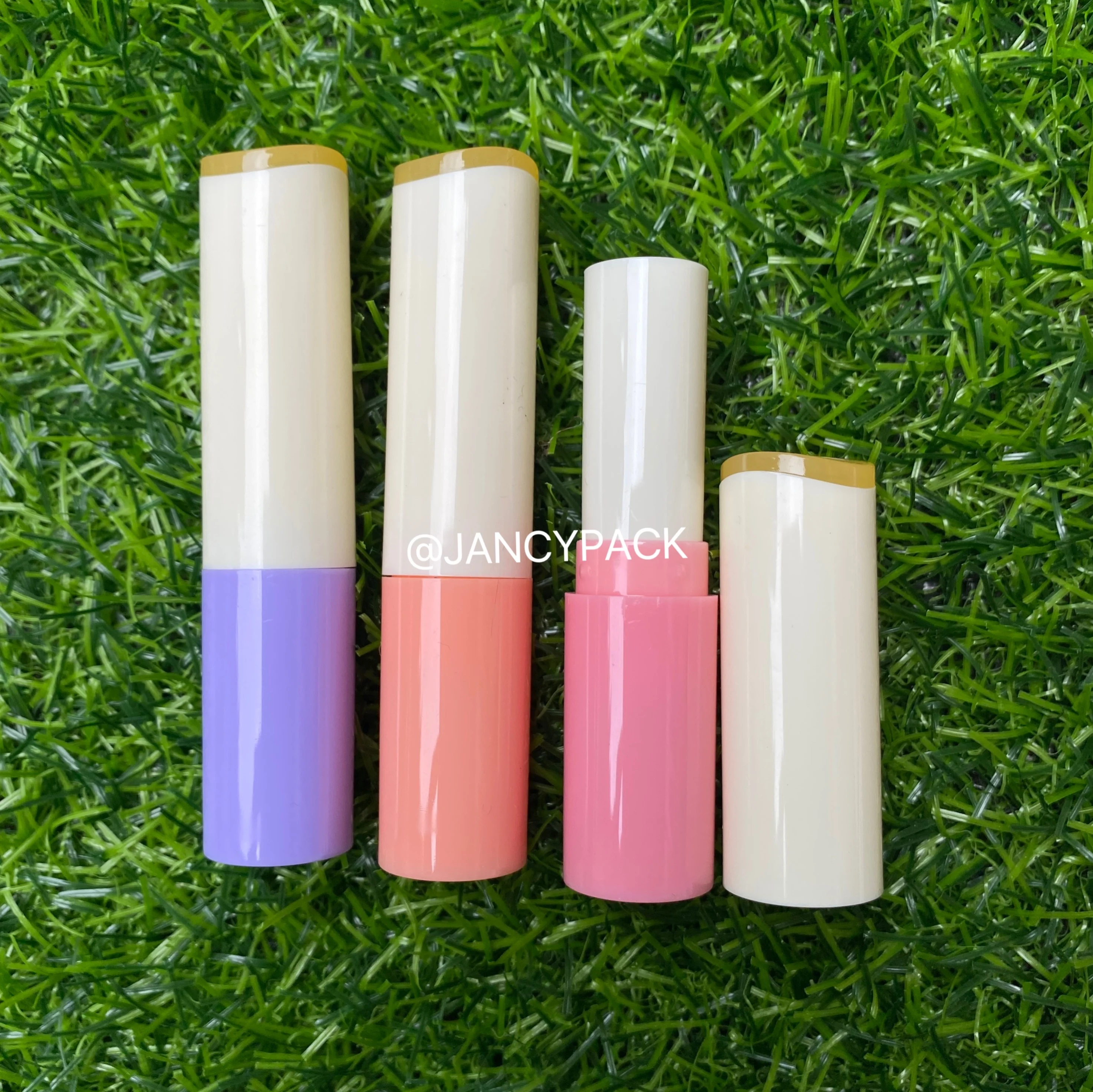 

4G Refillable Lipstick Tube Lip Balm Containers Empty Cosmetic Containers Wholesale Lipstick Jars Balm Tube Cap Container
