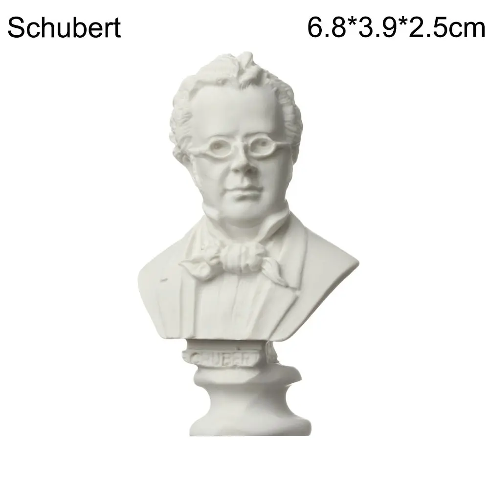 Mini Greek Mythology Celebrity Bust Sculpture - Decorative Gypsum Figurine for Drawing and Home Decor
