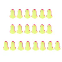 10 Pairs of Soft Foam Earplugs Conical Tapering Sleep Noise Yellow 1