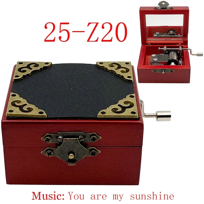 hand mirror music box spring day lilium greensleeves You are my sunshine music for friends birthday Gift kids toy