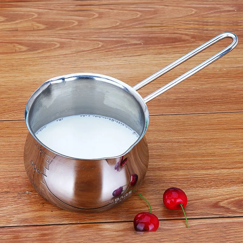 Non-stick Milk Pot Butter Melted Heating Pot Small Saucepan Cheese Pot With  Pour Spouts