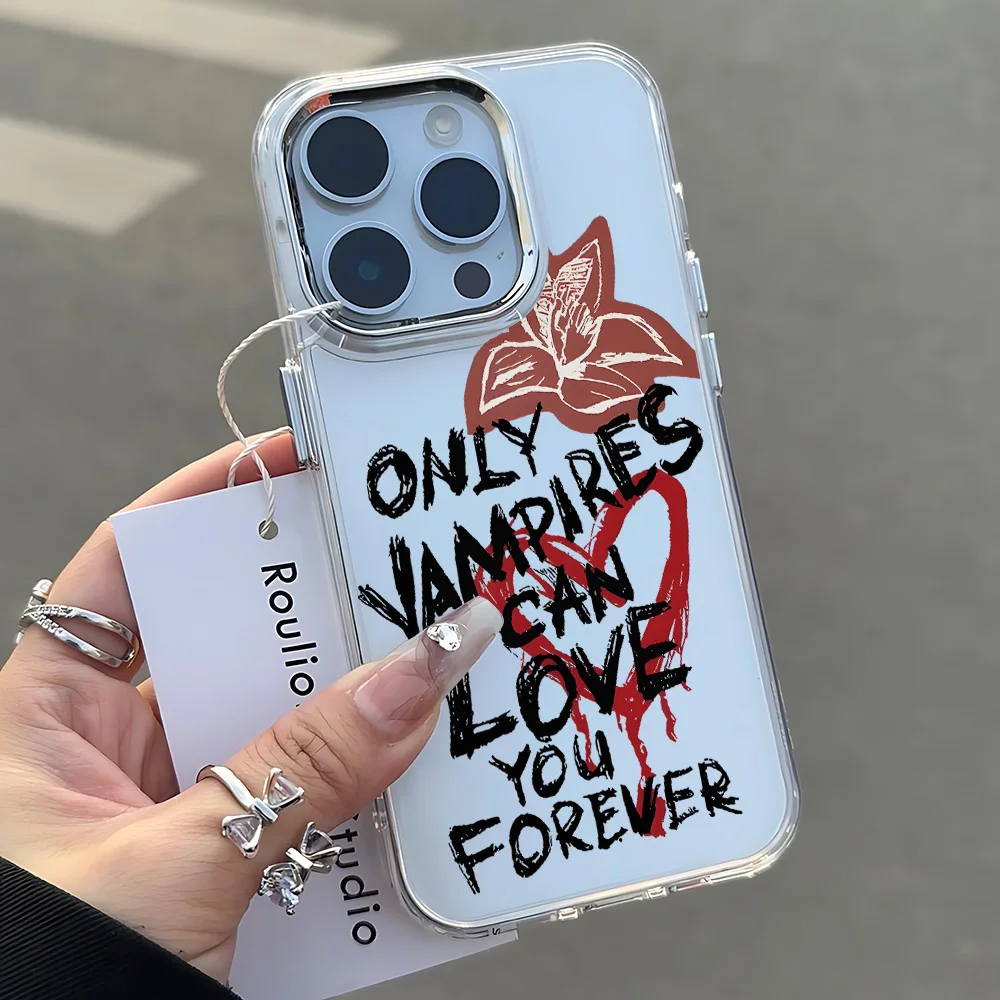 Korean English Flower Love Soft Phone Case