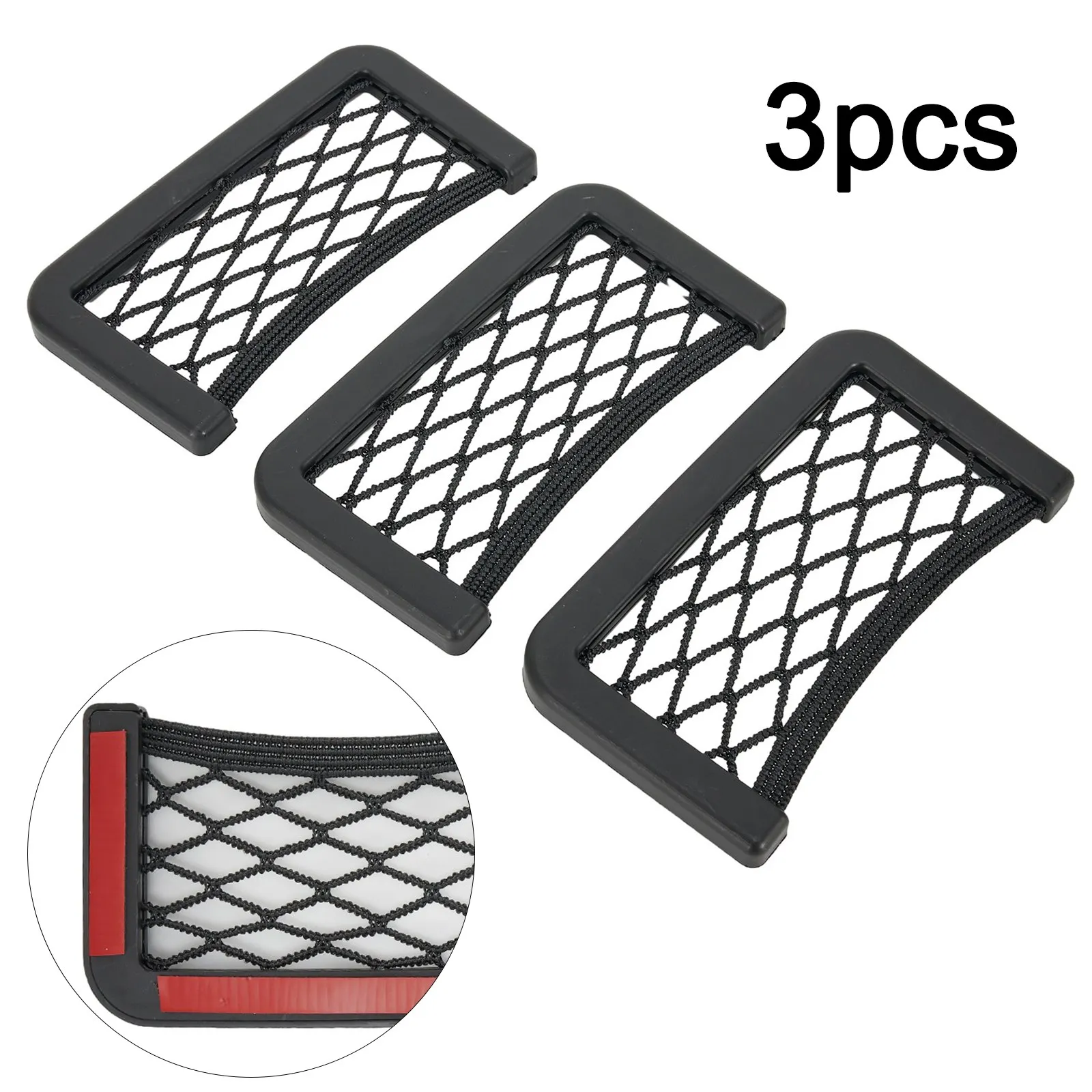 

High Quality New Durable Storage Net Bag Organizer Seat Side Universal Car Parts Pocket Replacement Accessories