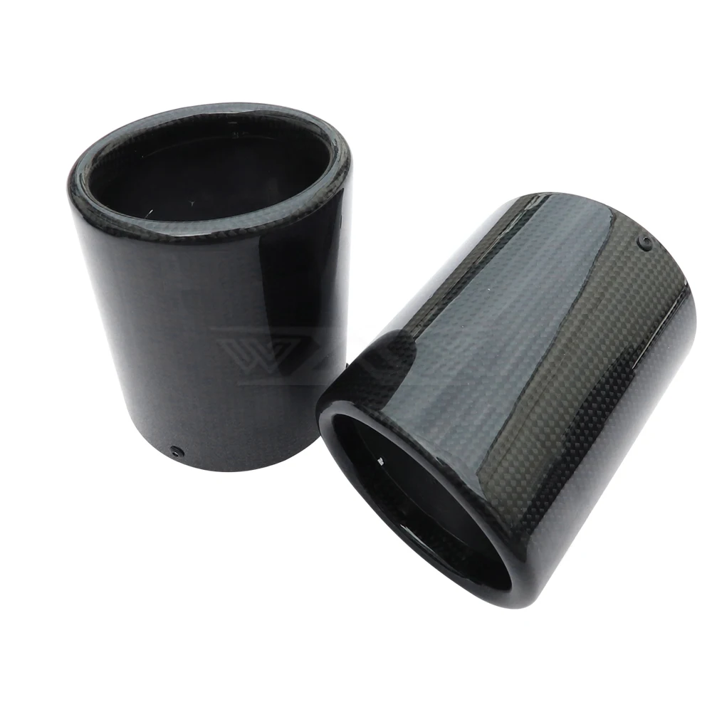 Car Exhaust Tips Muffler Universal Carbon Fiber Tail Pipe for Porsche boxster 987 981 718 2004-2022 Car Modified Accessories