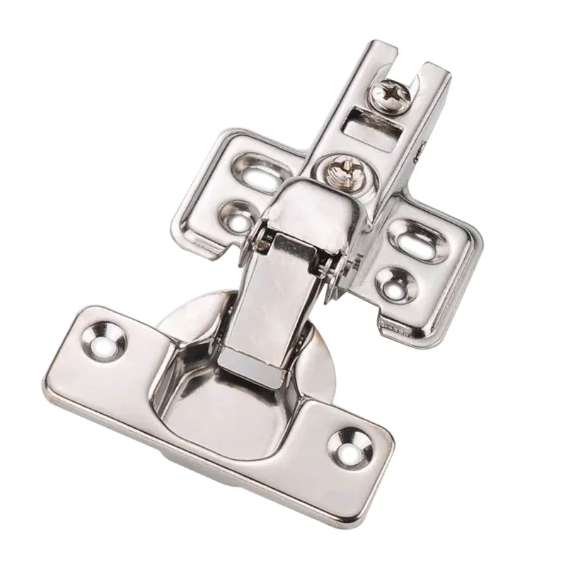 Cabinet Door Hinges 10 Piece Stainless Steel Hydraulic Damper Buffer Soft Quiet Closing for Kitchen Cupboard Furniture