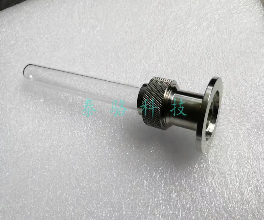 

16/25 вакуумный испытательный Трубчатый Адаптер/KF к адаптеру кварцевой трубки с фильтрующим фланецем 200 мкм