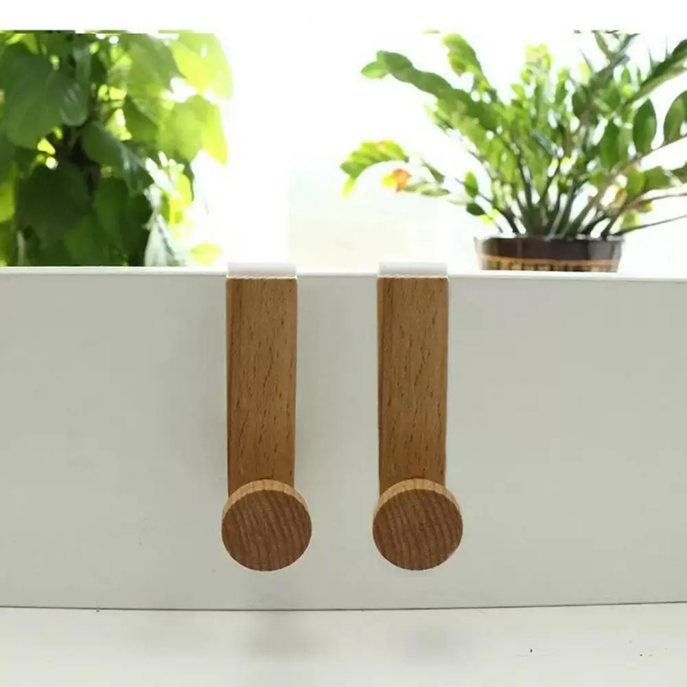 

Крючок на дверь и заднюю стенку, практичный компактный подвесной крючок с защитой от деформации, деревянная дверь, органайзер для одежды, аксессуары для ванной комнаты