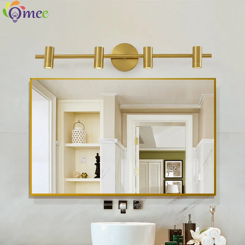 OMEE 3 Light Vintage Wall Lamp Bathroom Mirror Lamp Black Metal E27 Modern Wall Light Indoor Aisle Hallway Living Room Bedroom