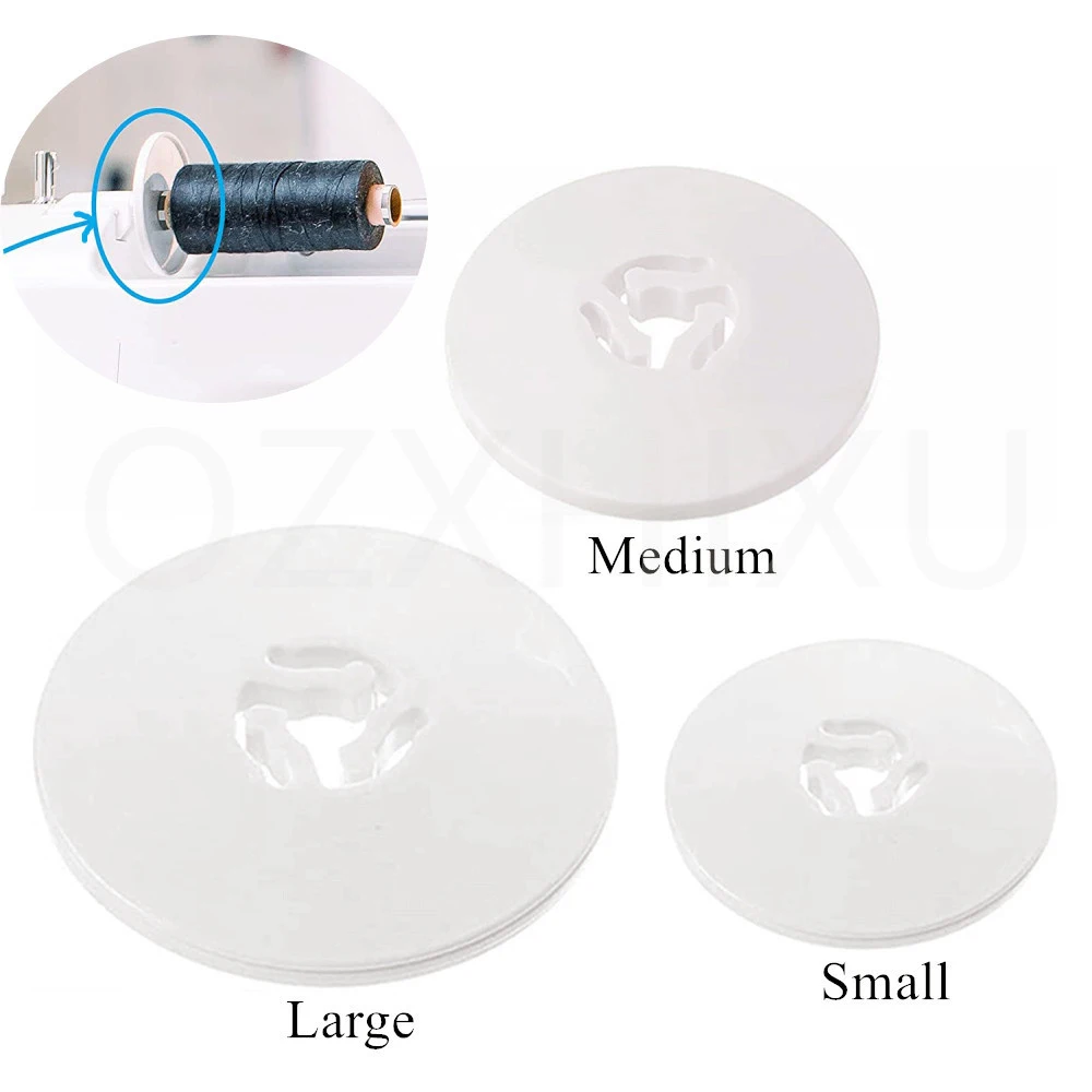 Sewing-Machine-Parts-Spool-Pin-Cap-Small-Medium-Large-Spool-Caps-Fits ...