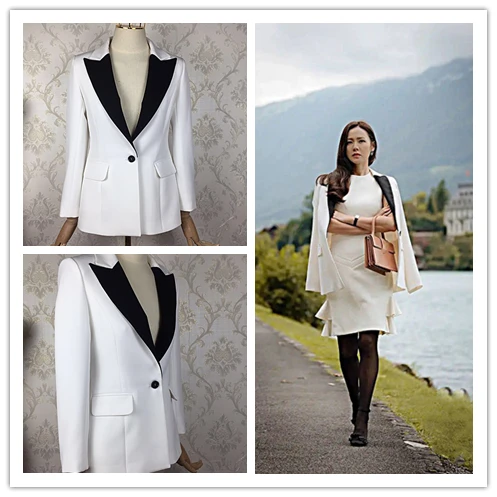 

Kpop SonYeJin Korean Women's Coat Loose Casual Elegant Blazers Female 2023 Spring Fashion Casual Blazer Office Ladies Clothing