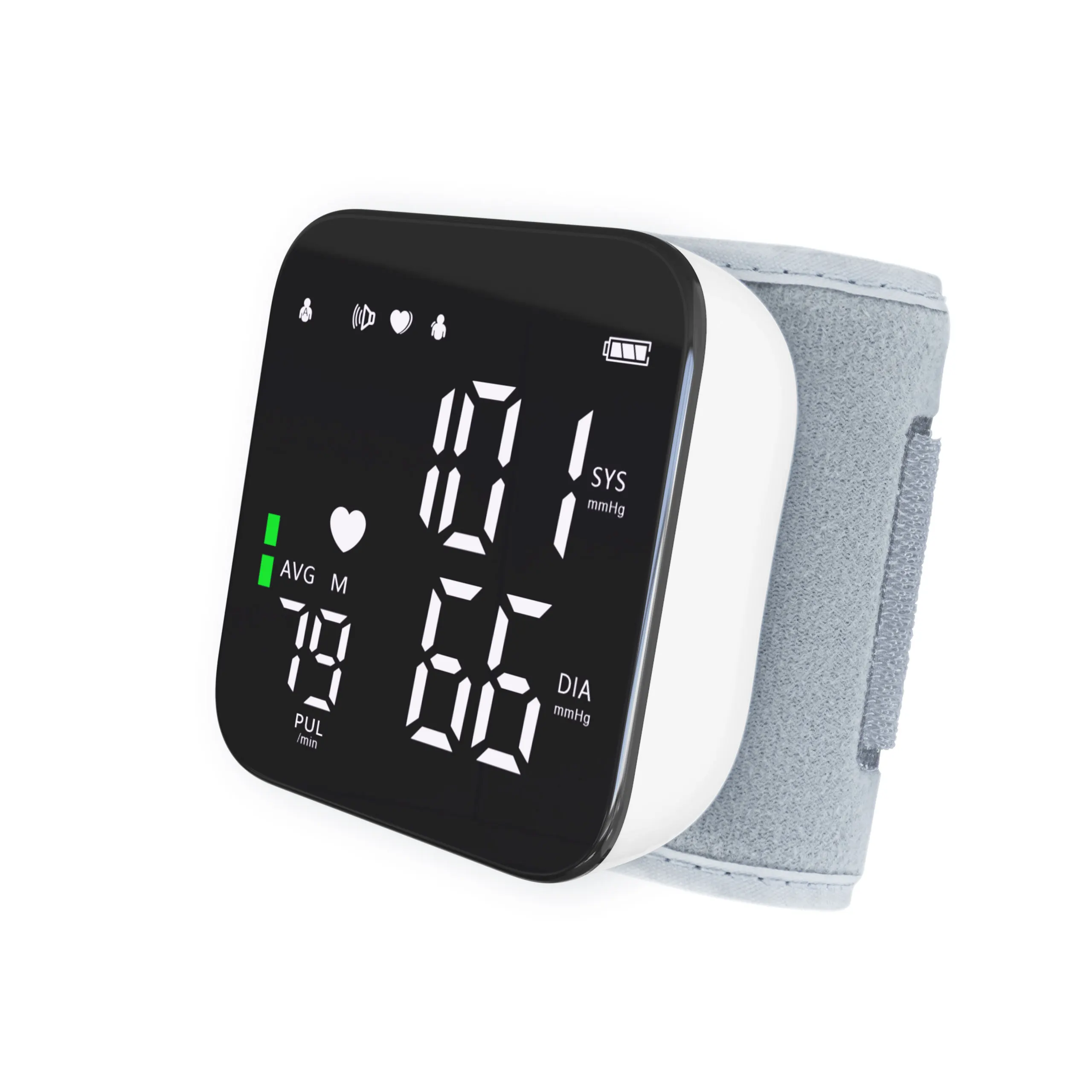 Electronic Blood Pressure Monitor Ultra Clear Large Screen Pulse Sphygmomanometer For Real-time Measurement Of Blood Pressure