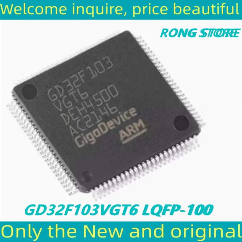 

5 шт., GD32F103 VGT6, новый и оригинальный чип IC GD32F103VGT6 GD32F103, Φ ARM, 32-разрядный микроконтроллер-MCU