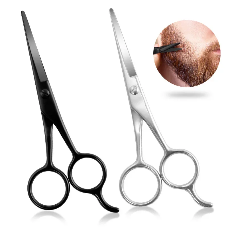 

Facial Hair Scissors Pointed Professional Mustache Nose Hair Beard Eyebrow Eyelash Trimming Clippers Makeup Scissors Accessories