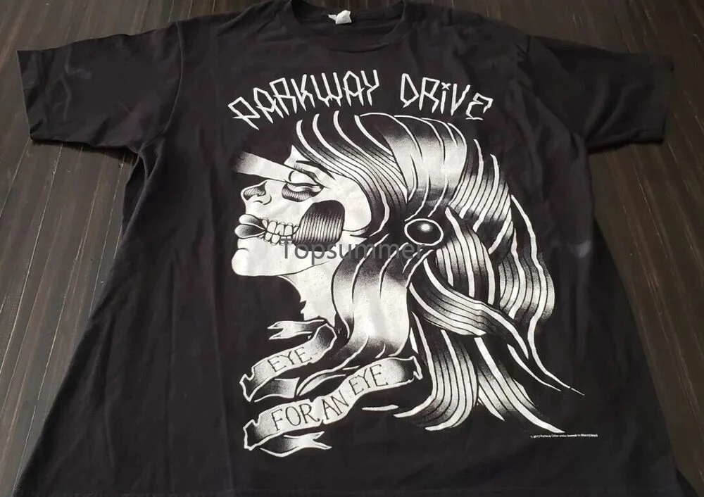 

Parkway Drive Metalcore "Eye For An Eye" T-Shirt Black L 2012 Nwd